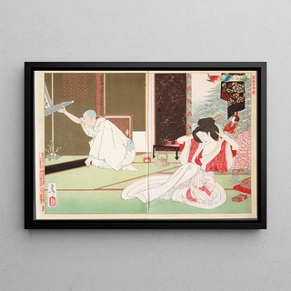 Tsukioka Yoshitoshi - The Story of Priest Nitt at Emmeiin.webp