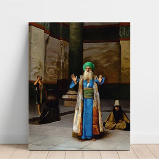 Un sultan à la prière - Jean-Léon Gérôme | Reproduction Tableau Décoration murale affiche copie