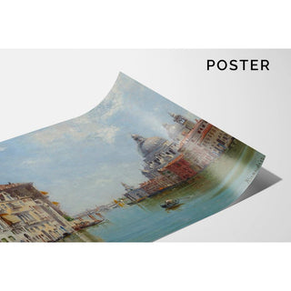 Une gondole près de Santa Maria della Salute - Antonietta Brandeis | Reproduction Tableau Décoration murale affiche copie