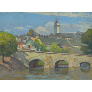 Une petite ville à Spi - Ludovit Cordak | Reproduction Tableau Décoration murale affiche copie