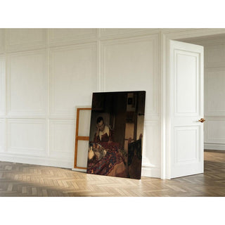 Une servante endormie - Johannes Vermeer | Reproduction Tableau Décoration murale affiche copie