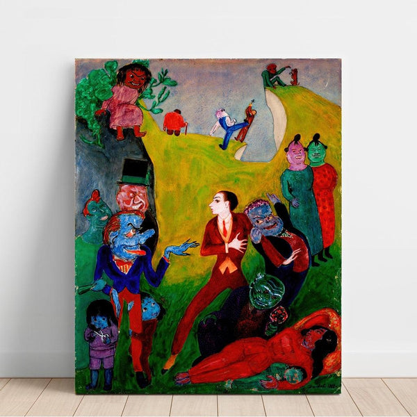 Reproductie van het schilderij Utan Pardon - Nils Dardel