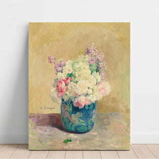 Vase de Fleurs - Henri Lebasque | Reproduction Tableau Décoration murale affiche copie