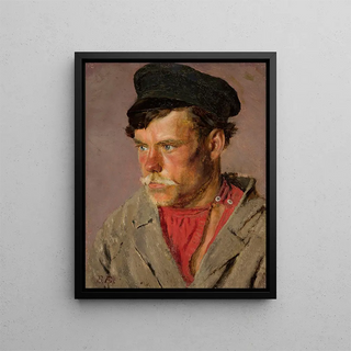 Vasily Vereshchagin - Study of a peasants head.webp