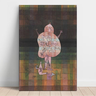 Ventriloque et crieur dans la lande - Paul Klee | Reproduction Tableau Décoration murale affiche copie