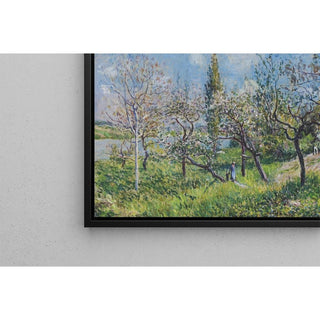 Verger au printemps - Alfred Sisley | Reproduction Tableau Décoration murale affiche copie