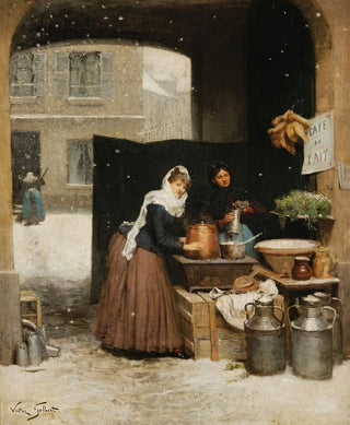 Victor Gabriel Gilbert - Crmire En Hiver.webp