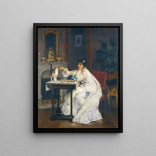 Victor Gabriel Gilbert - Un repas deux.webp