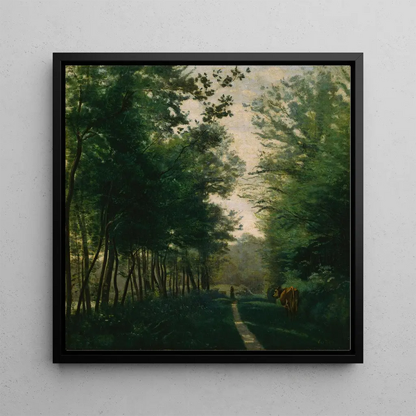 Ville d'Avray - Jean-Baptiste-Camille Corot — ingelijst kunstwerk aan de muur