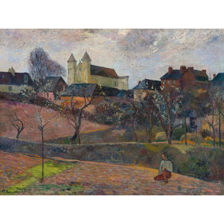 Vue de Rouen - Paul Gauguin | Reproduction Tableau Décoration murale affiche copie