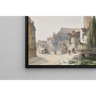 Vue de Saint-Pierre, Caen 1865 — William Callow