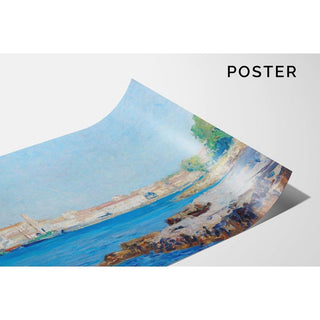 Vue de la baie de Rub Alto - Alfred Zoff | Reproduction Tableau Décoration murale affiche copie