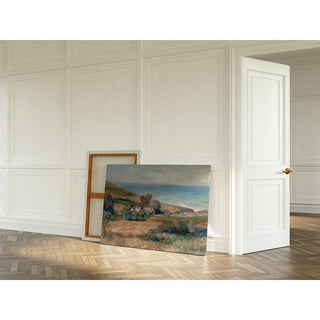 Vue de la côte près de Wargemont en Normandie - Pierre-Auguste Renoir | Reproduction Tableau Décoration murale affiche copie