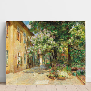 Vue de la cour du numéro 8 de la Dreilaufergasse, 1070 Vienne - Marie Egner | Reproduction Tableau Décoration murale affiche copie