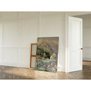 Vue sur la forteresse de Hohensalzburg - Edward Theodore Compton | Reproduction Tableau Décoration murale affiche copie