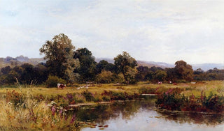 Walter Caffyn - Summer on the River Rother Nr Midhurst Sussex.webp