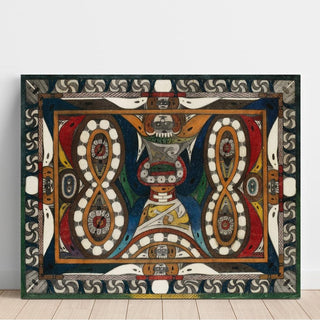 Wand-Uhr-Schlange 1921-22 - Adolf Wölfli | Reproduction Tableau Décoration murale affiche copie