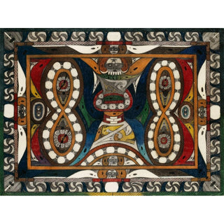 Wand-Uhr-Schlange 1921-22 - Adolf Wölfli | Reproduction Tableau Décoration murale affiche copie