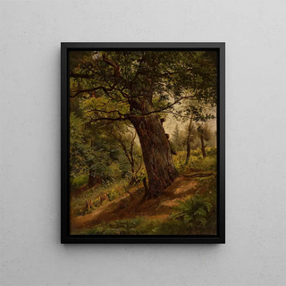 Wilhelm Peter Bayer - Study of a tree.webp