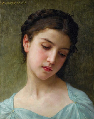 William Bouguereau - Portrait De Jeune Fille.webp