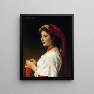 William Bouguereau - The Little Knitter.webp