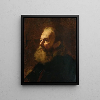 William Etty - Portrait Of A Bearded Man Bust Length.webp