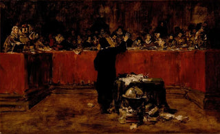 William Merritt Chase - Christopher Columbus before the Spanish Council.webp