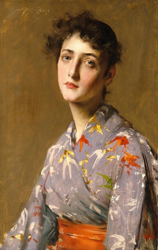 William Merritt Chase - Girl In A Japanese Costume.webp