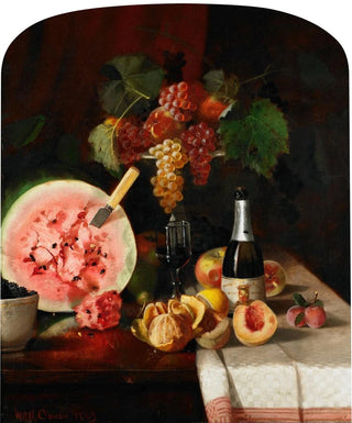 William Merritt Chase - Still Life with Watermelon.webp