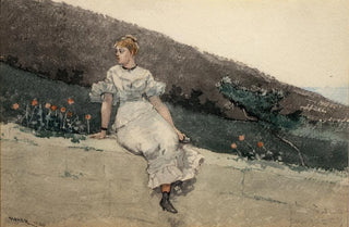 Winslow Homer - The garden wall.webp