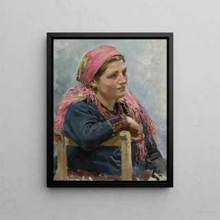 Wojciech Kossak - Study of a girl Aniela Franczak.webp