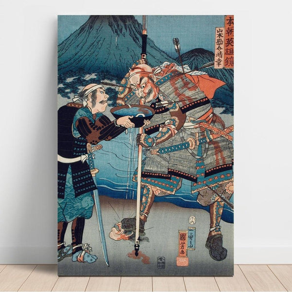 Reproductie van het schilderij Yamamoto Kansuke Haruyuki - Utagawa Kuniyoshi