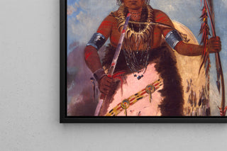 Reproduction | Notch-ee-nng-a No Heart Called White Cloud Chef de la tribu - George Catlin