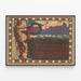 Vintage poster Basel 1898 Swiss national art exhibition — framed artwork on a wall