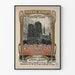 Vintage Poster of Notre Dame de Paris by Victor Hugo