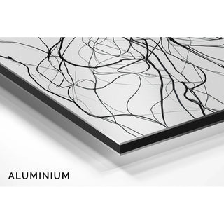 Tableau décoratif noir et blanc - Enchevêtrement Sauvage
