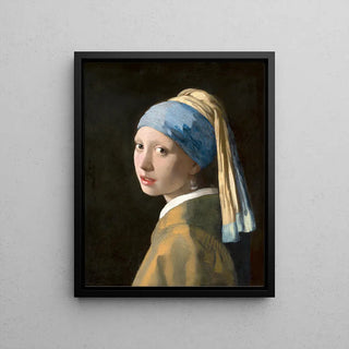 Het Meisje met de Parel van Johannes Vermeer | Kunstdruk Schilderij Muurdecoratie poster kopie