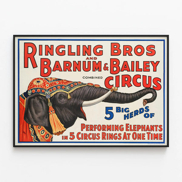 5-big-herds-of-performing-elephants-in-5-circus-rings-at-one-time