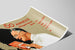 Vintage poster celebrating 60 years of experience in the manufacture of plastified fabrics — artwork view