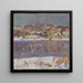 Door de Delaware - Robert Spencer — ingelijst kunstwerk aan de muur