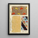 Chinese impressies pl104 - A F Stoddard Company — ingelijst kunstwerk aan de muur