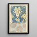 Chinese impressies pl112 - A F Stoddard Company — ingelijst kunstwerk aan de muur