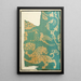 Chinese houtsneden schilderij pl44 - A F Stoddard Company — ingelijst kunstwerk aan de muur