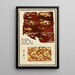 Chinese houtsneden pl86 - A F Stoddard Company — ingelijst kunstwerk aan de muur