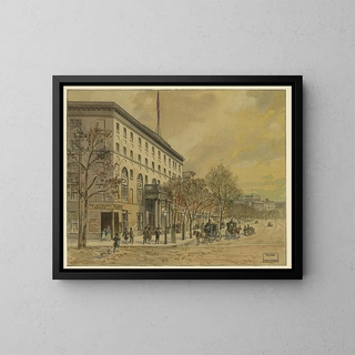 A Meyer - View of Washington looking down Pennsylvania Ave toward unfinished Capitol National Hotel on left no 1.webp