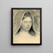 Tête de Mary B. Thayer - Abbott Handerson Thayer — ingelijst kunstwerk aan de muur