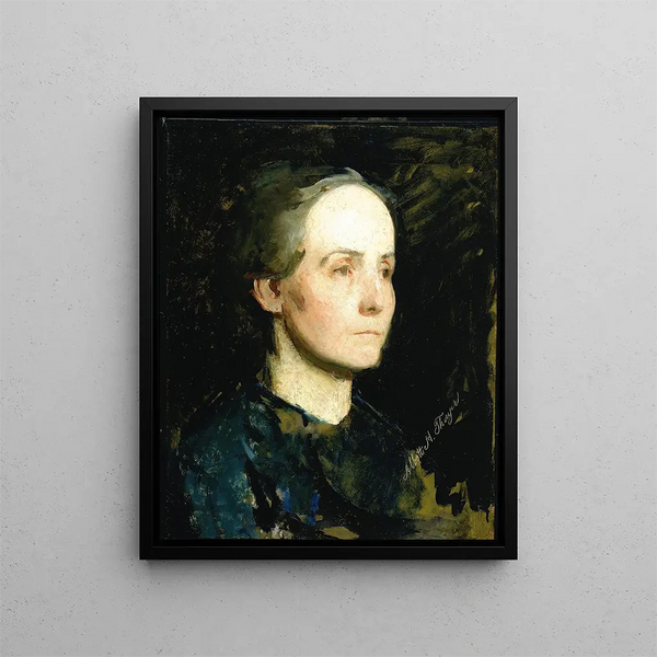 Abbott Handerson Thayer - Portrait of a Woman Miss Gertrude Bloede.webp