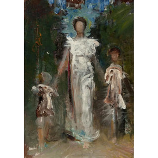 Abbott Handerson Thayer - Preliminary Study for A Virgin.webp