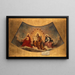 De Eeuwige Vader, Christus en de Maagd - Abel de Pujol — ingelijst kunstwerk aan de muur