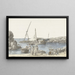 van Tarente en de haven van Luogo Vivo - Abraham Louis Rodolphe Ducros — ingelijst kunstwerk aan de muur